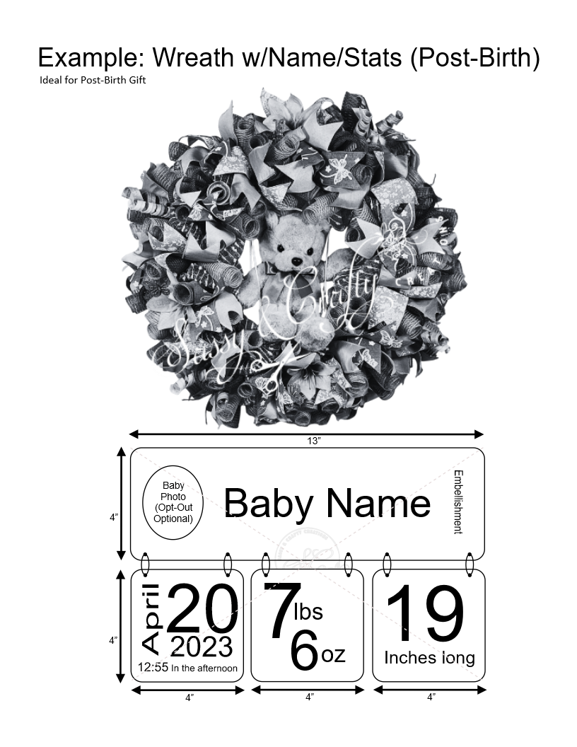 Baby Birth Wreath