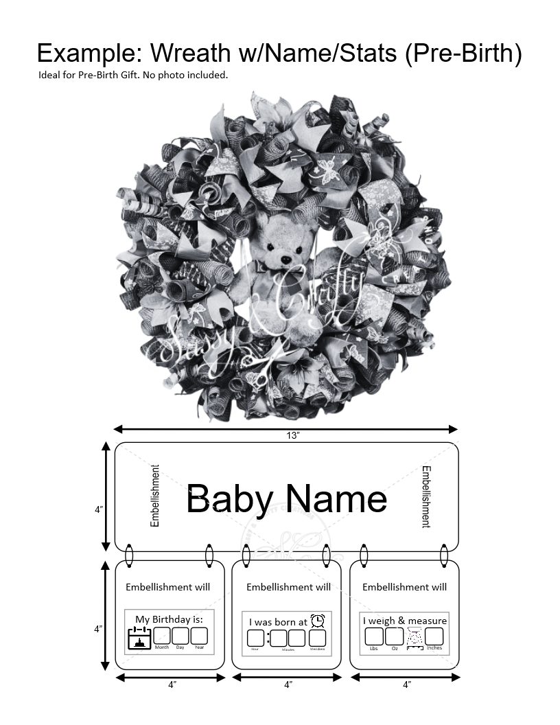 Baby Birth Wreath